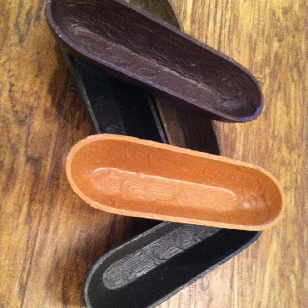 11" Bumpy Long Wood Bowl